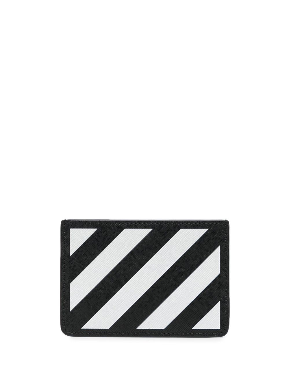 

Off-White tarjetero Binder Diag - Negro