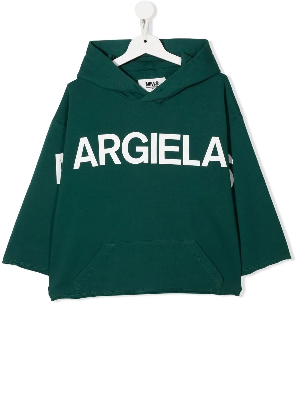 

MM6 Maison Margiela Kids hoodie con logo estampado - Verde
