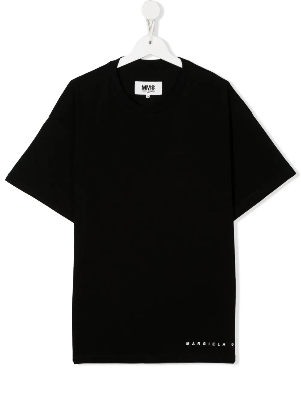 

MM6 Maison Margiela Kids TEEN signature-stitch T-shirt - Black