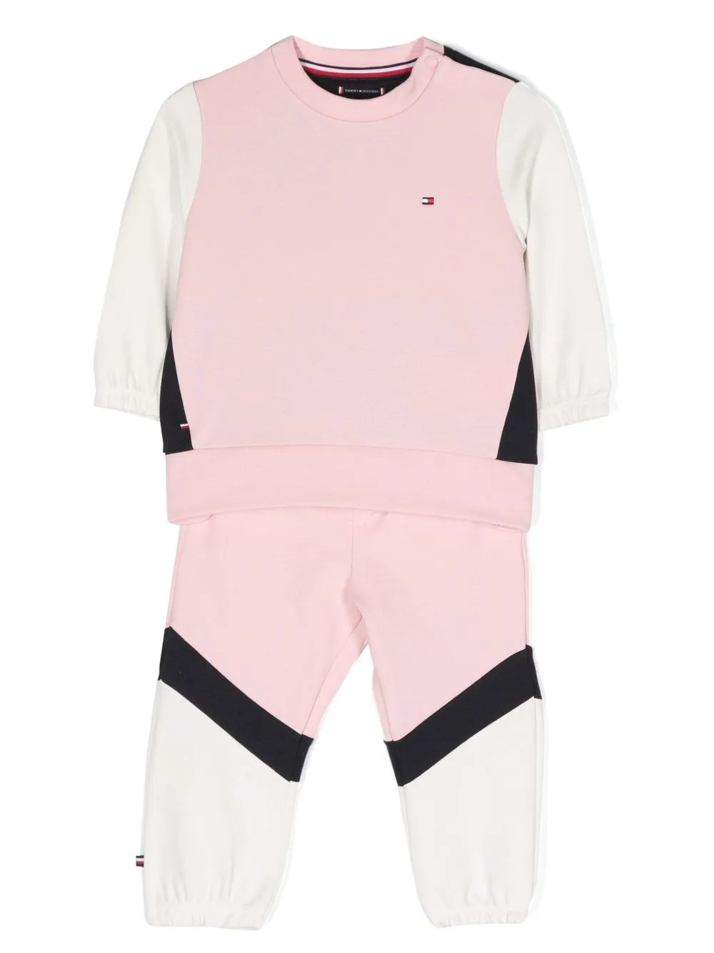 

Tommy Hilfiger Junior colour-block tracksuit set - Pink