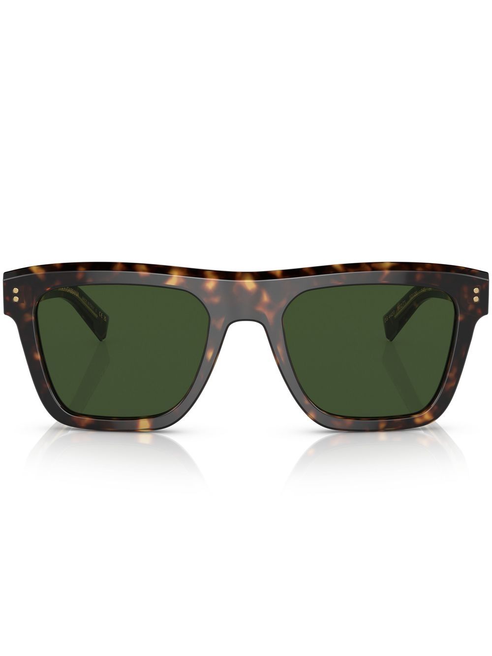 Dolce & Gabbana Eyewear tortoiseshell-effect sunglasses - Green