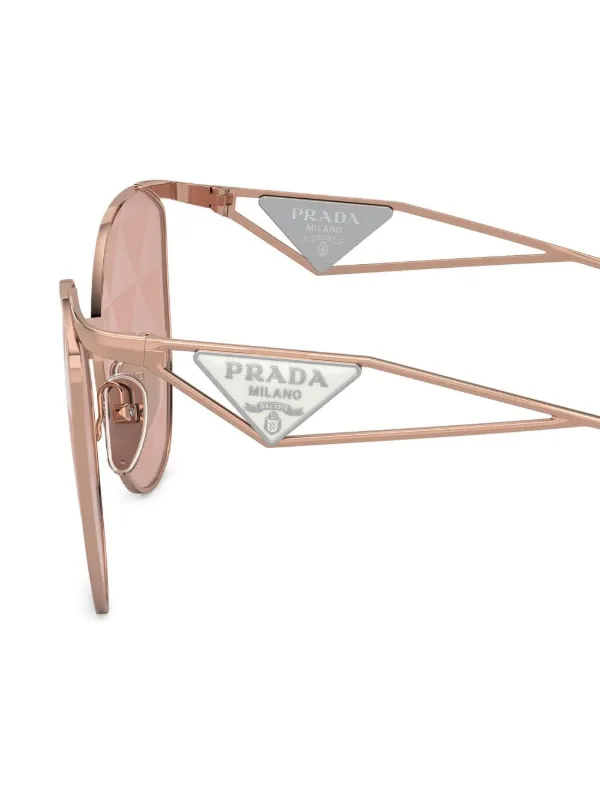 Prada rose best sale gold sunglasses