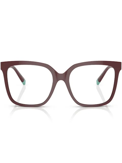 Tiffany & Co Eyewear logo-plaque square-frame sunglasses TF22278353 - 0