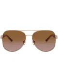 Michael Kors Chianti pilot-frame sunglasses - Gold
