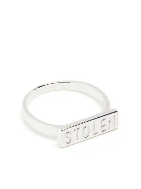 Stolen Girlfriends Club Stolen Bar silver ring