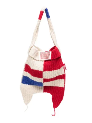 Charles Jeffrey Loverboy colour-block Knitted Tote Bag - Farfetch