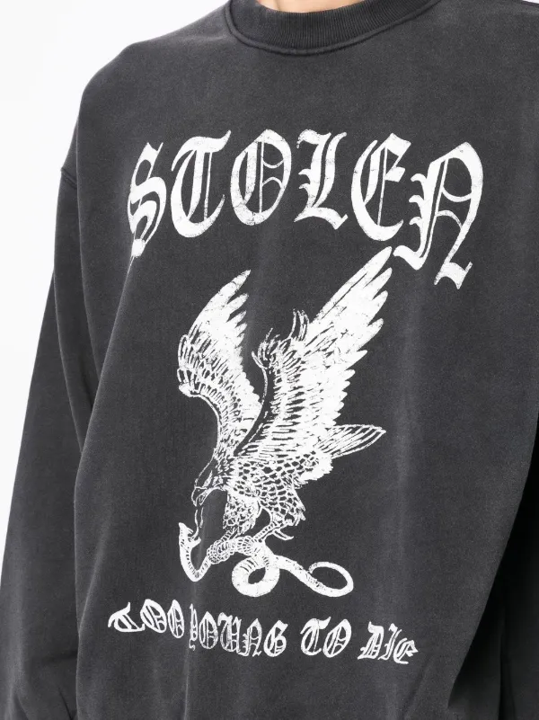 Eagle print discount sweatshirt by valentino