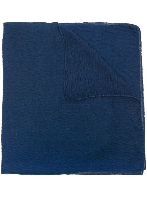 Agnona textured cashmere-silk scarf