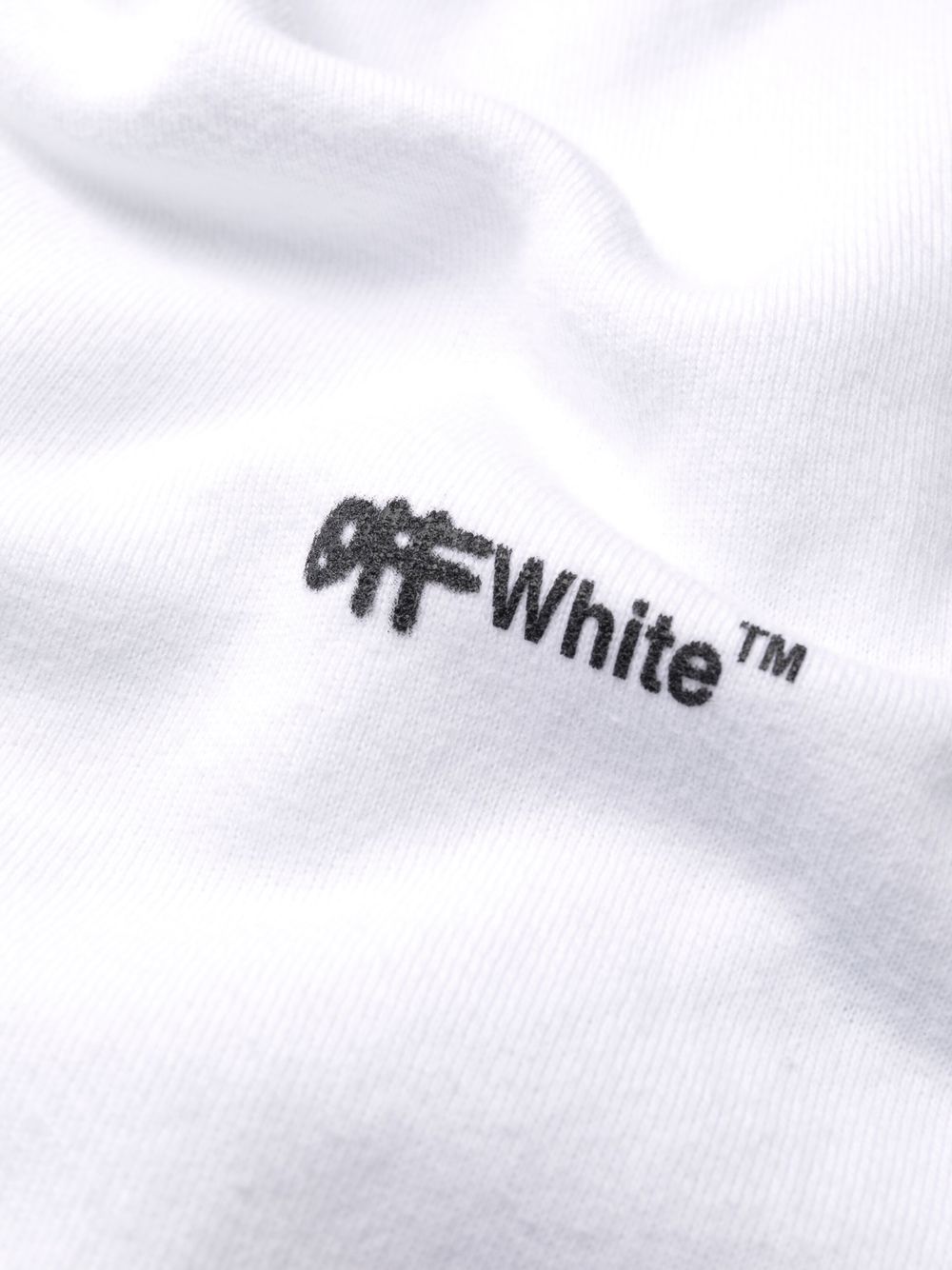 Off-White logo-print cotton track pants Women