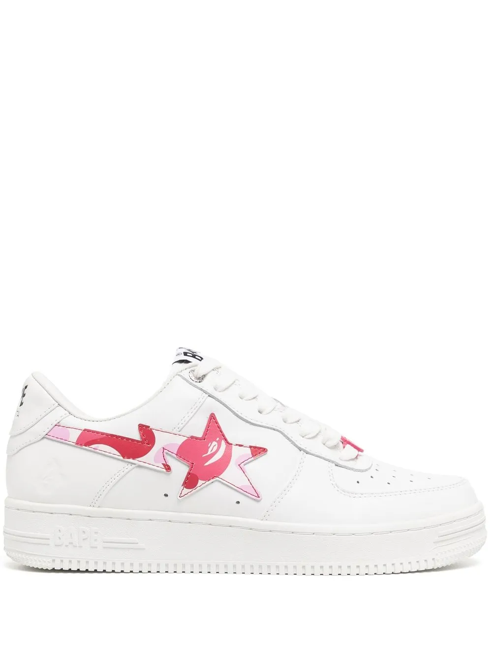 

A BATHING APE® tenis bajos Bape Sta - Blanco