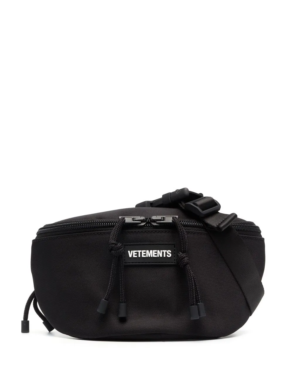 

VETEMENTS logo-patch belt bag - Black