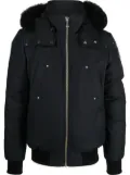 Moose Knuckles padded hooded jacket - Blue