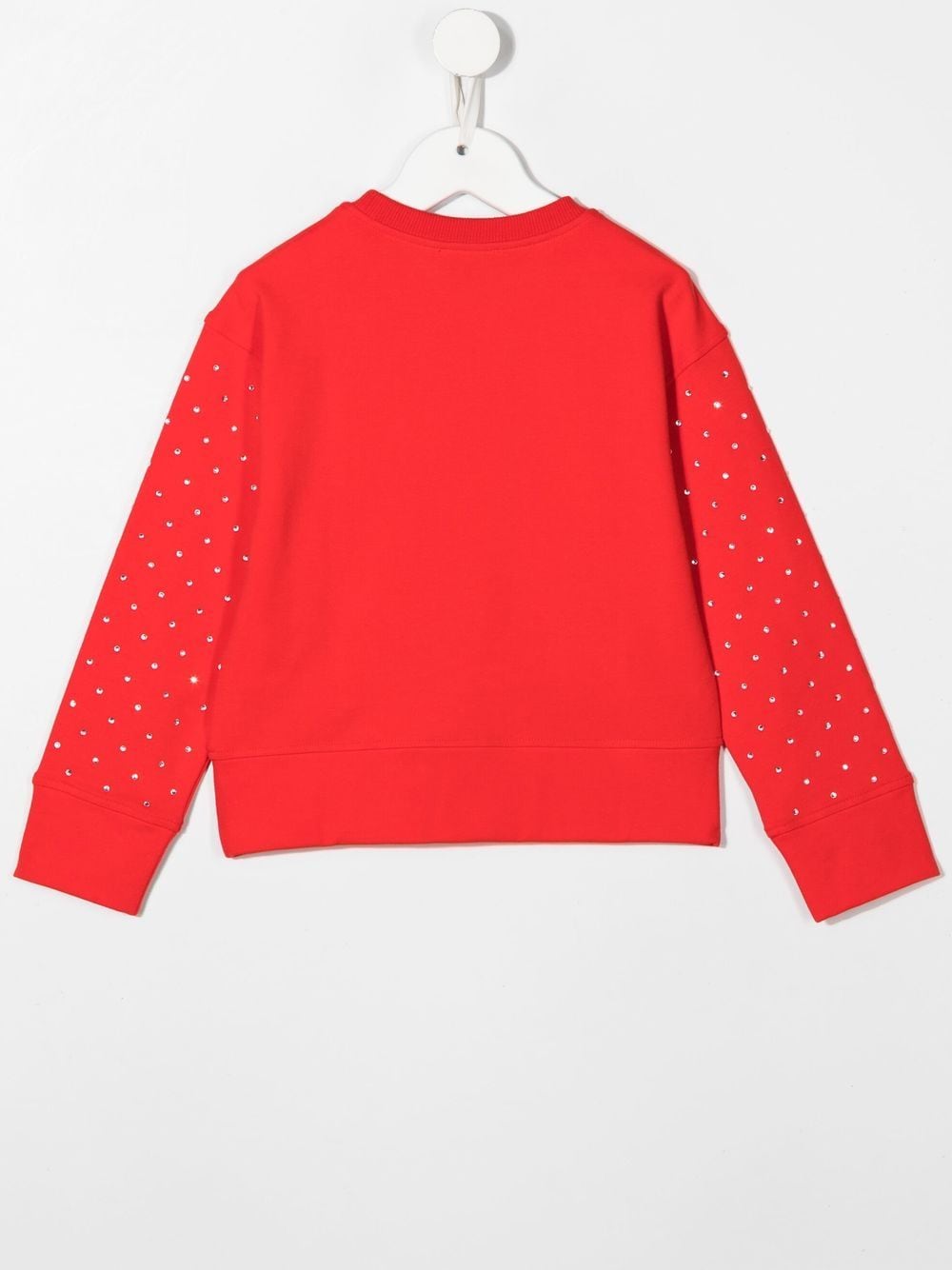 Moschino Kids Katoenen sweater - Rood