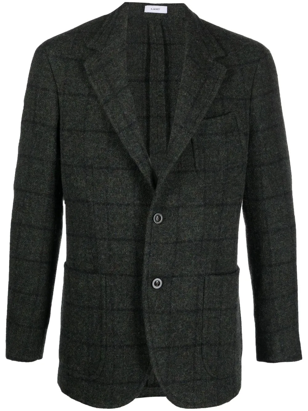 

Boglioli blazer con estampado de cuadros - Verde