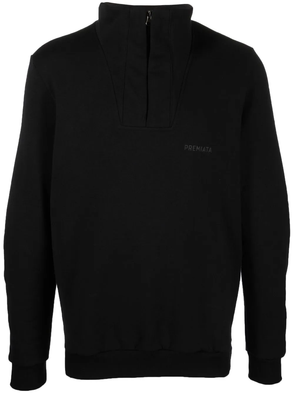 

Premiata logo-print high-neck sweatshirt - Black