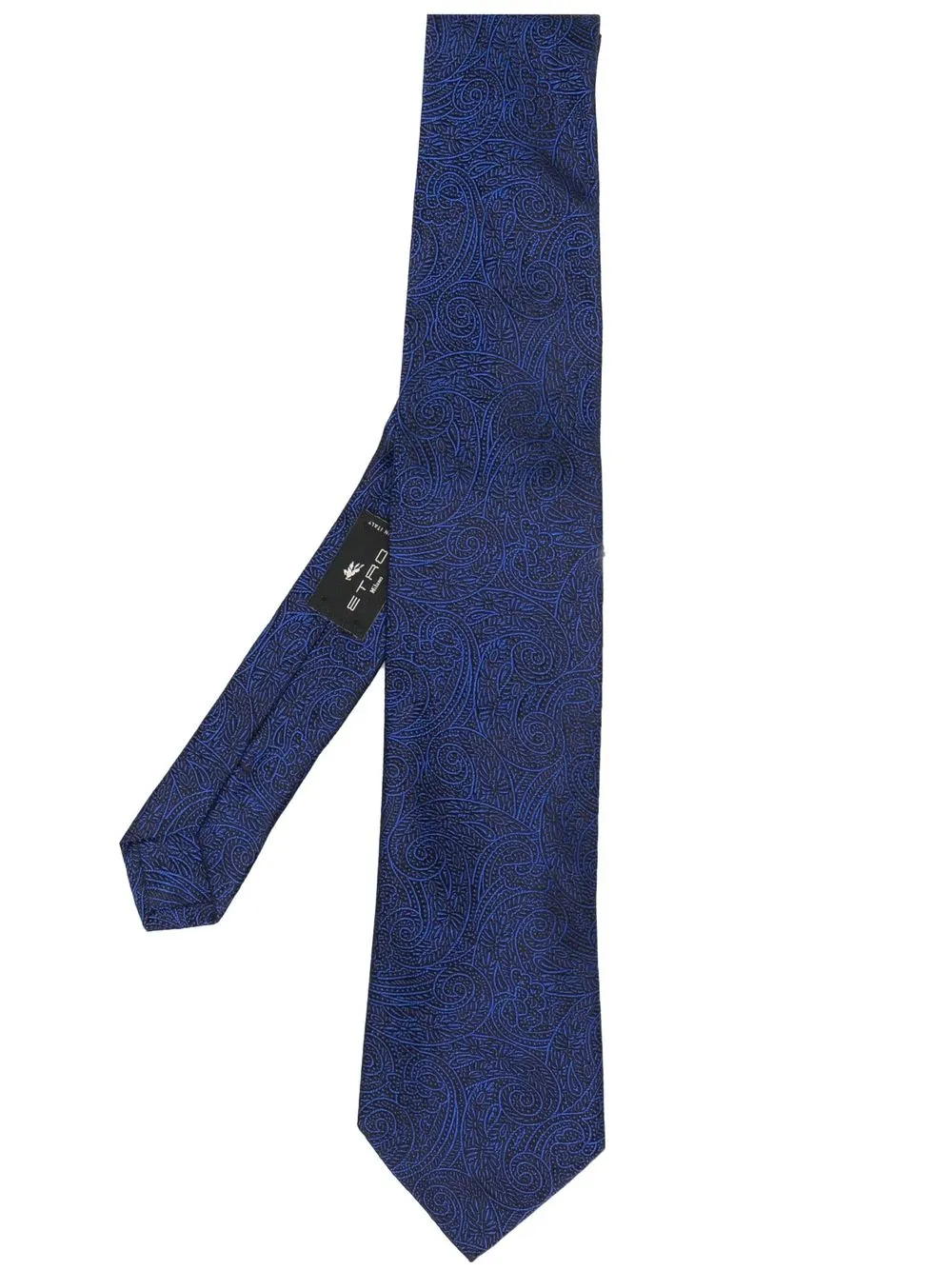 

ETRO paisley-print silk tie - Blue