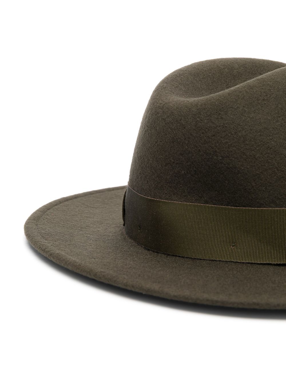 Borsalino Fedora hoed met logo - Groen