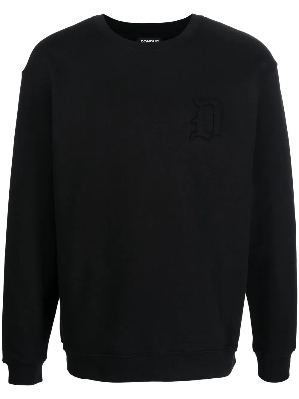 

DONDUP crew neck pullover sweatshirt - Black