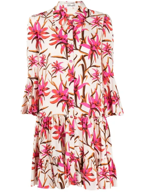 DVF Diane von Furstenberg vestido Beata con estampado floral