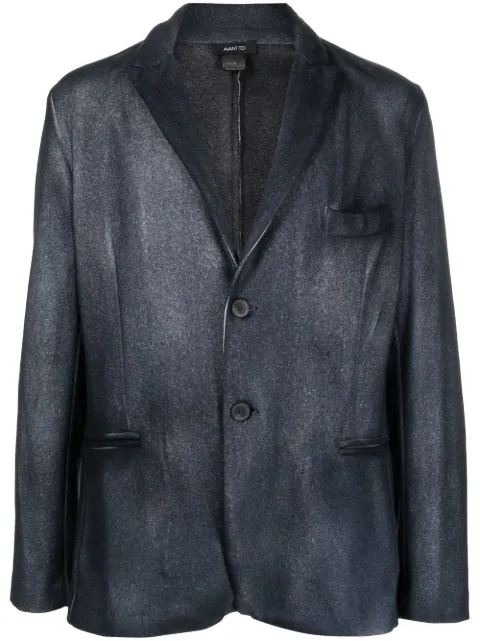 Avant Toi wool-cashmere single-breasted blazer