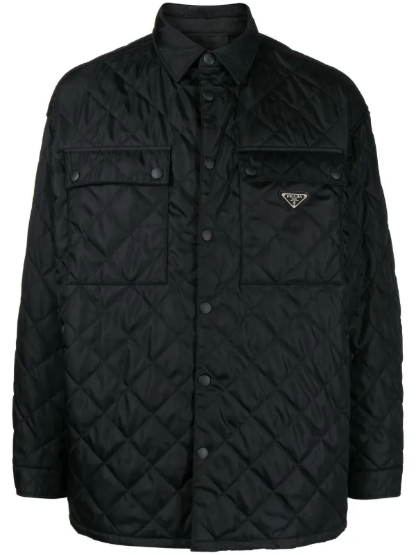 Prada Quilted Shirt Jacket - Farfetch