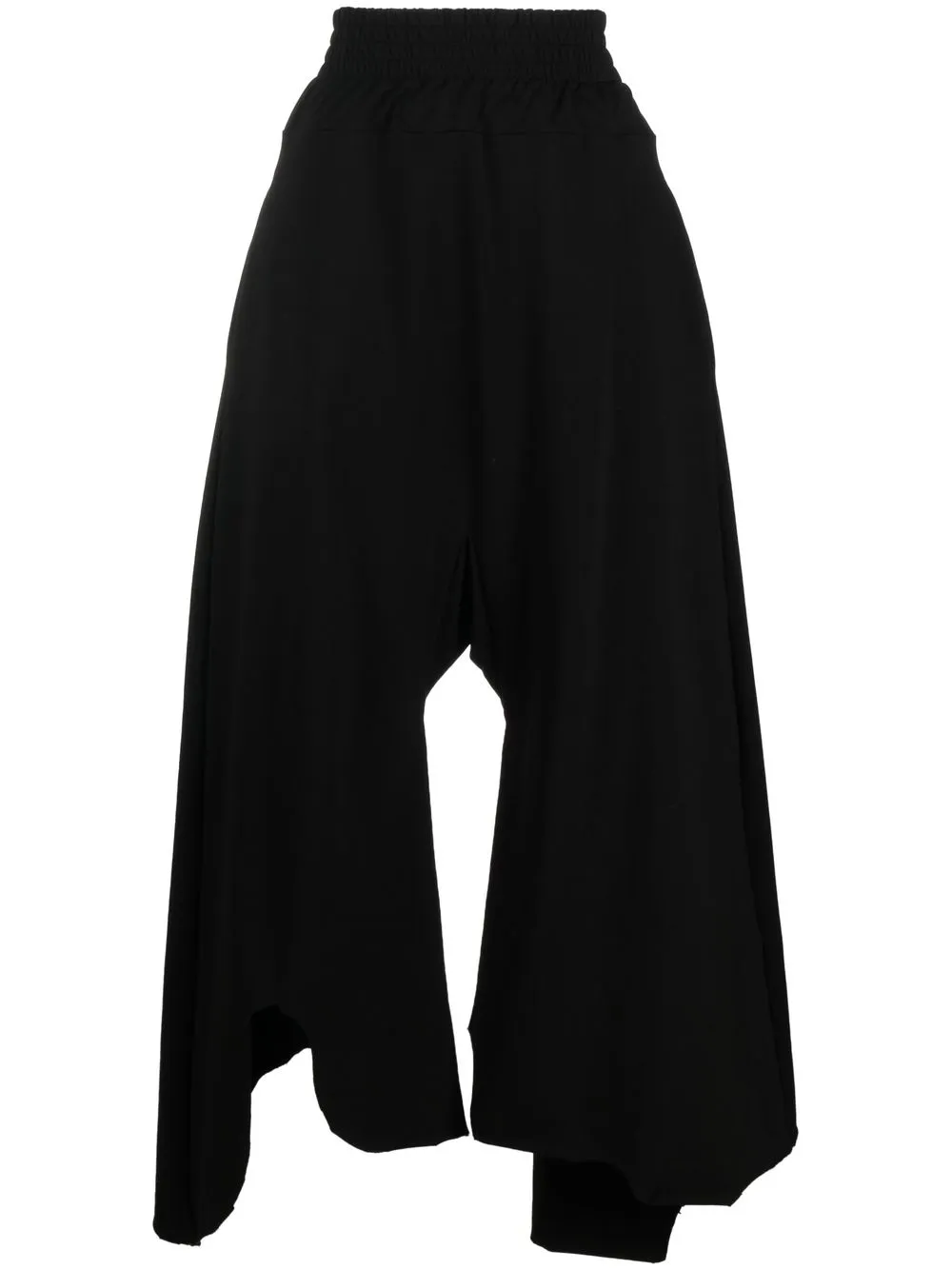 

Barbara Bologna pantalones asimétricos con tiro alto - Negro