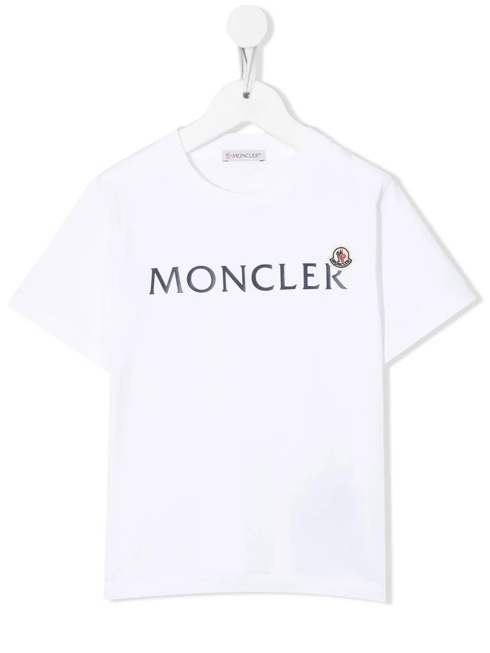 

Moncler Enfant logo-print cotton T-shirt - White