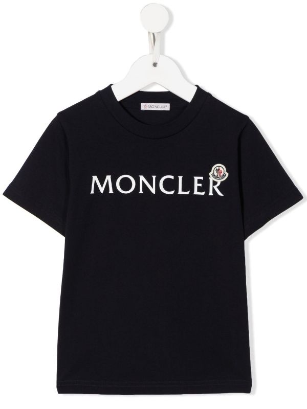Moncler Enfant モンクレール・アンファン ロゴ Tシャツ - FARFETCH