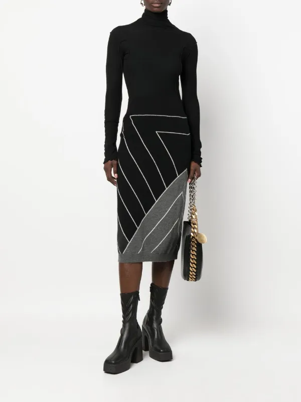 Stella Mccartney ニットスカート　黒 Stella Mccartney ニットスカート黒