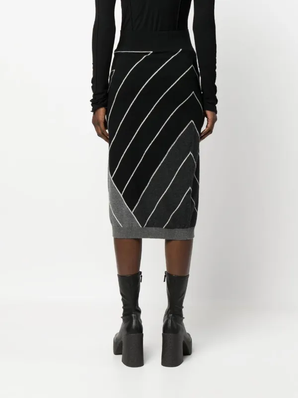 Stella Mccartney ニットスカート　黒 Stella Mccartney ニットスカート黒