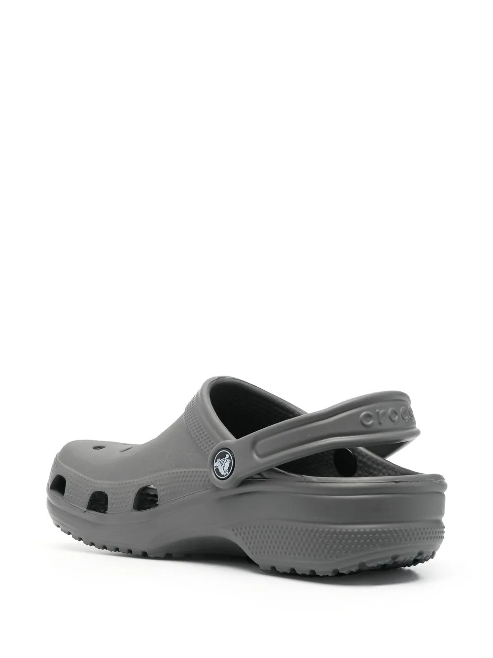 Crocs Classic Perforated Clogs In Gray