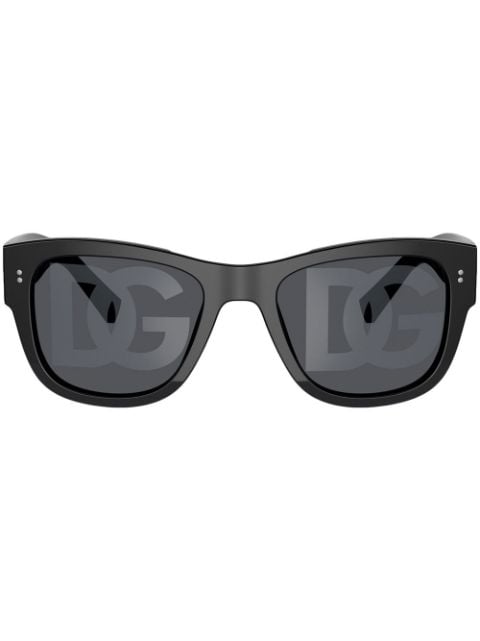 Dolce & Gabbana Eyewear lunettes de soleil Domenico à logo imprimé