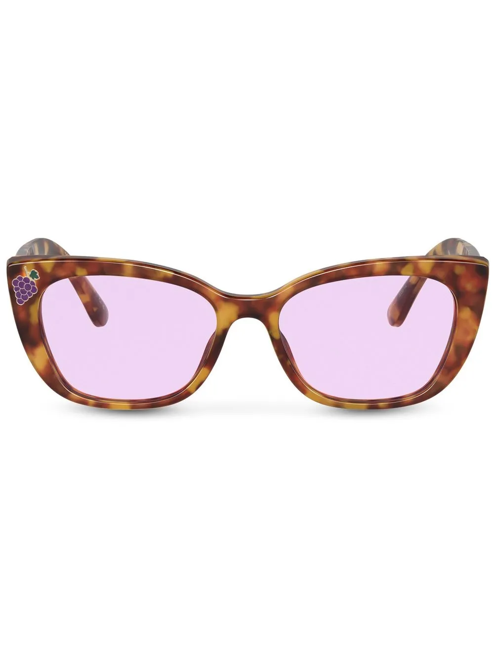 

Dolce & Gabbana Eyewear lentes de sol Capri con efecto carey - Naranja