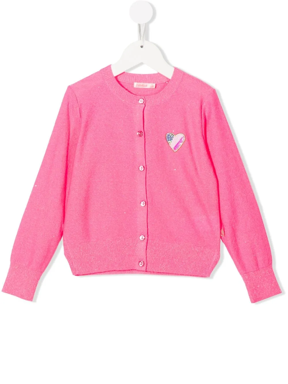 

Billieblush cárdigan con parche de corazón - Rosado