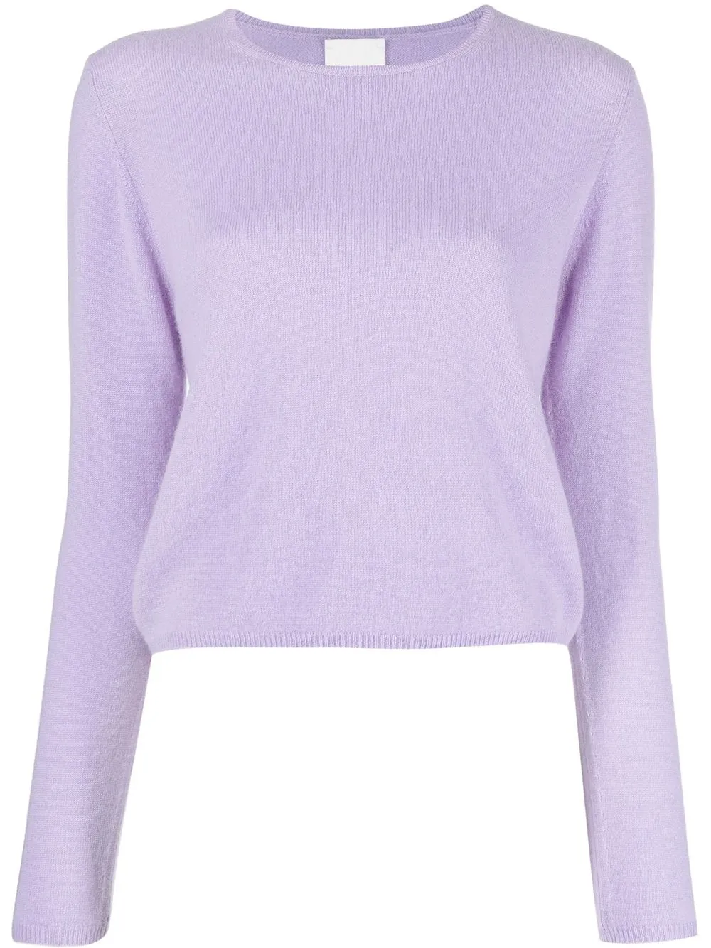 

Allude suéter de tejido fino con cuello redondo - Morado