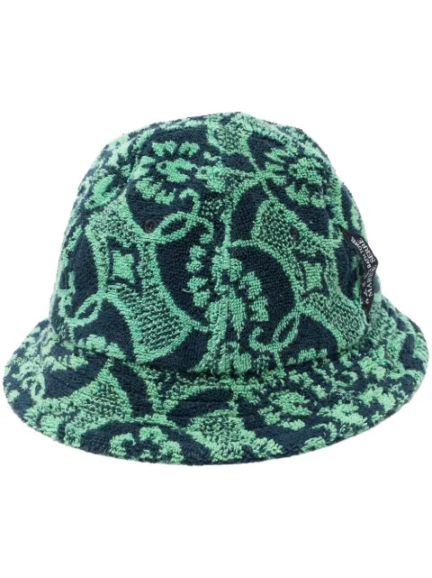 Marine Serre graphic-print cotton bucket hat