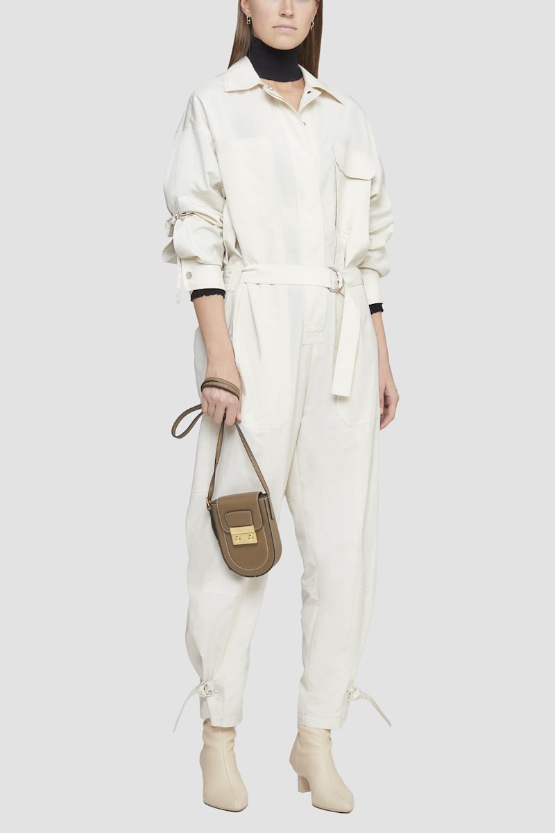 Ripstop Nylon Utility Jumpsuit-parchment #0 Ripstop Nylon Utility Jumpsuit, - 0