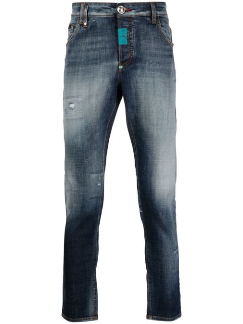 Philipp Plein stonewashed skinny-cut jeans Men