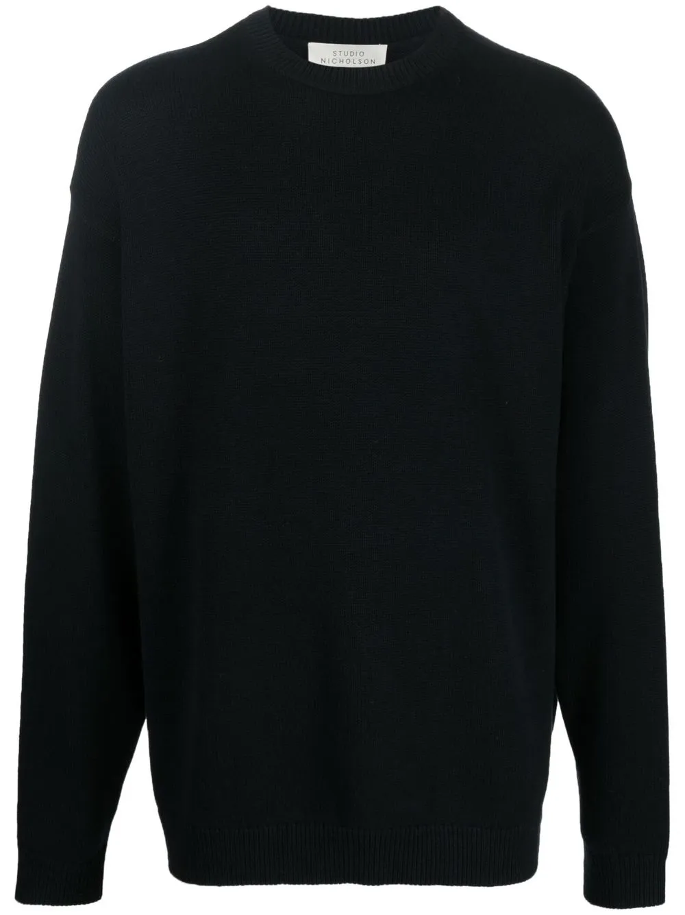 

Studio Nicholson merino wool-cotton jumper - Blue