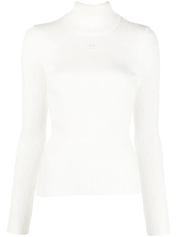Courrèges Reedition リブセーター | ホワイト | FARFETCH JP