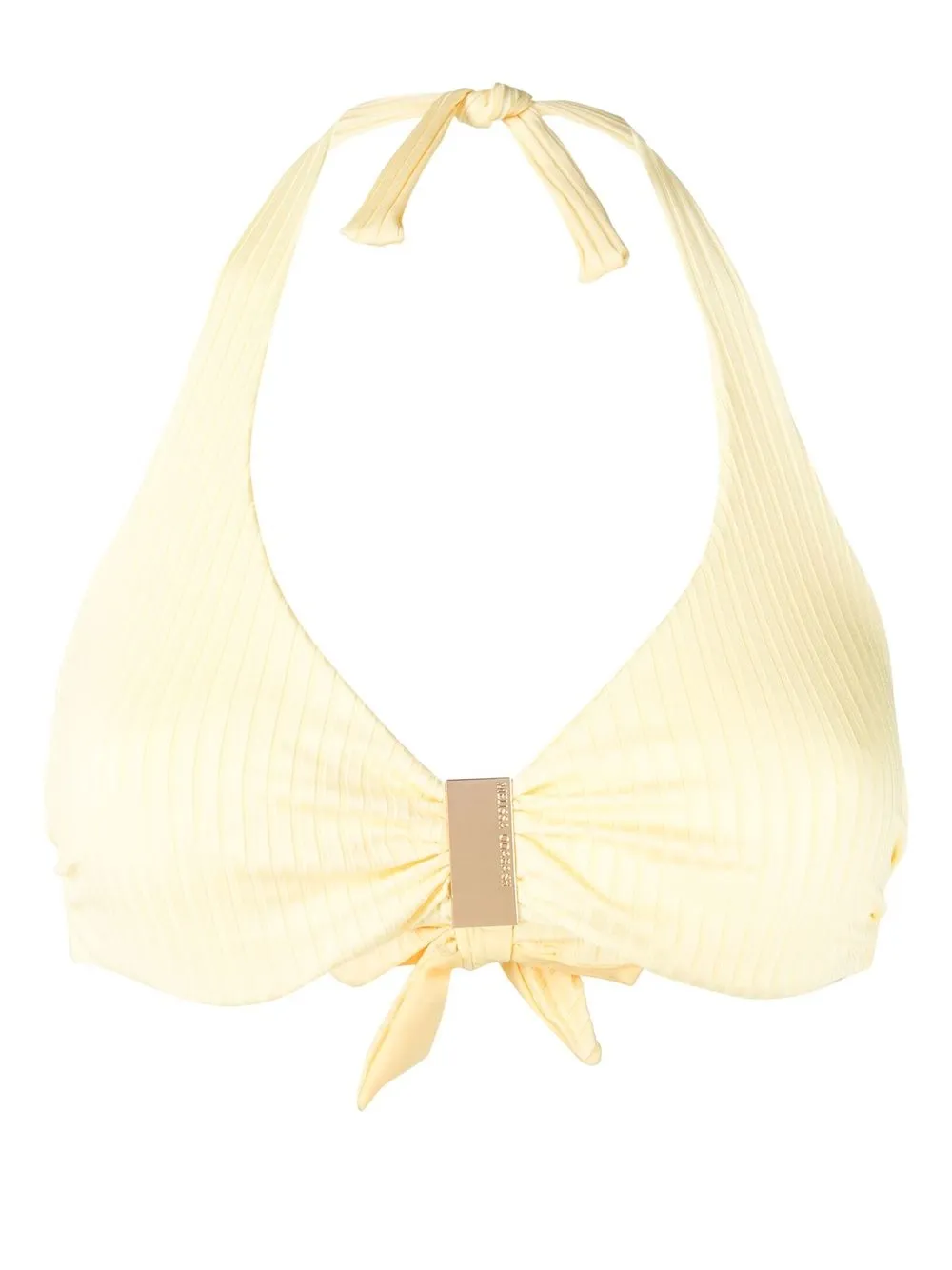 

Melissa Odabash Provence halterneck bikini-top - Yellow