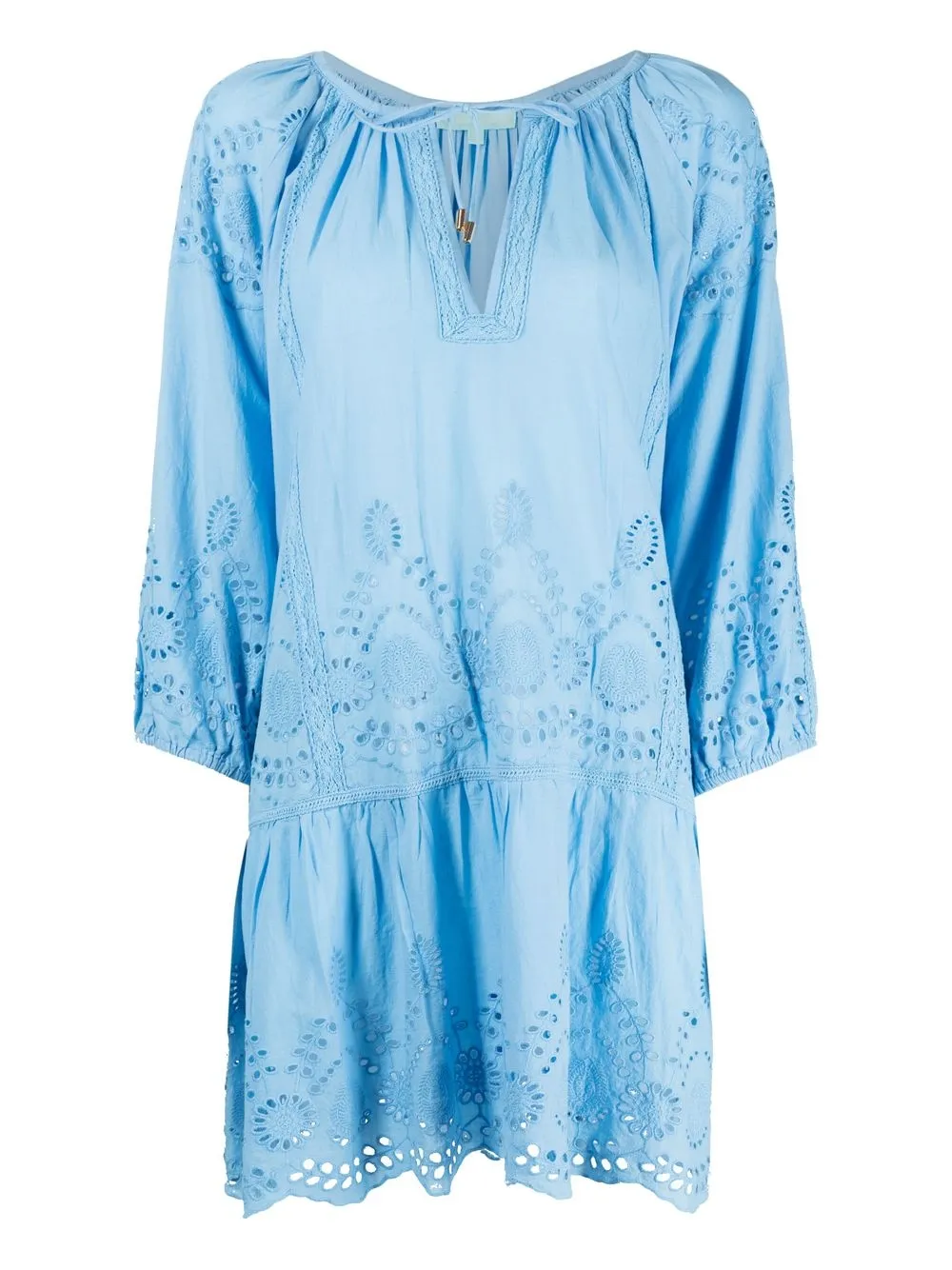 

Melissa Odabash Ashley long-sleeve beach dress - Blue