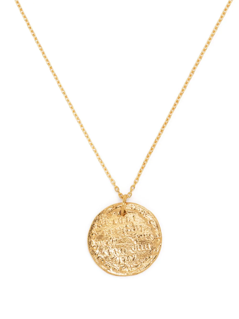 Alighieri Leone Medallion Necklace In Gold