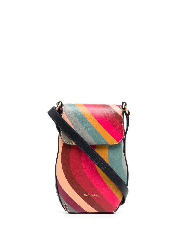 Paul Smith stripe-print Leather Crossbody Bag - Farfetch
