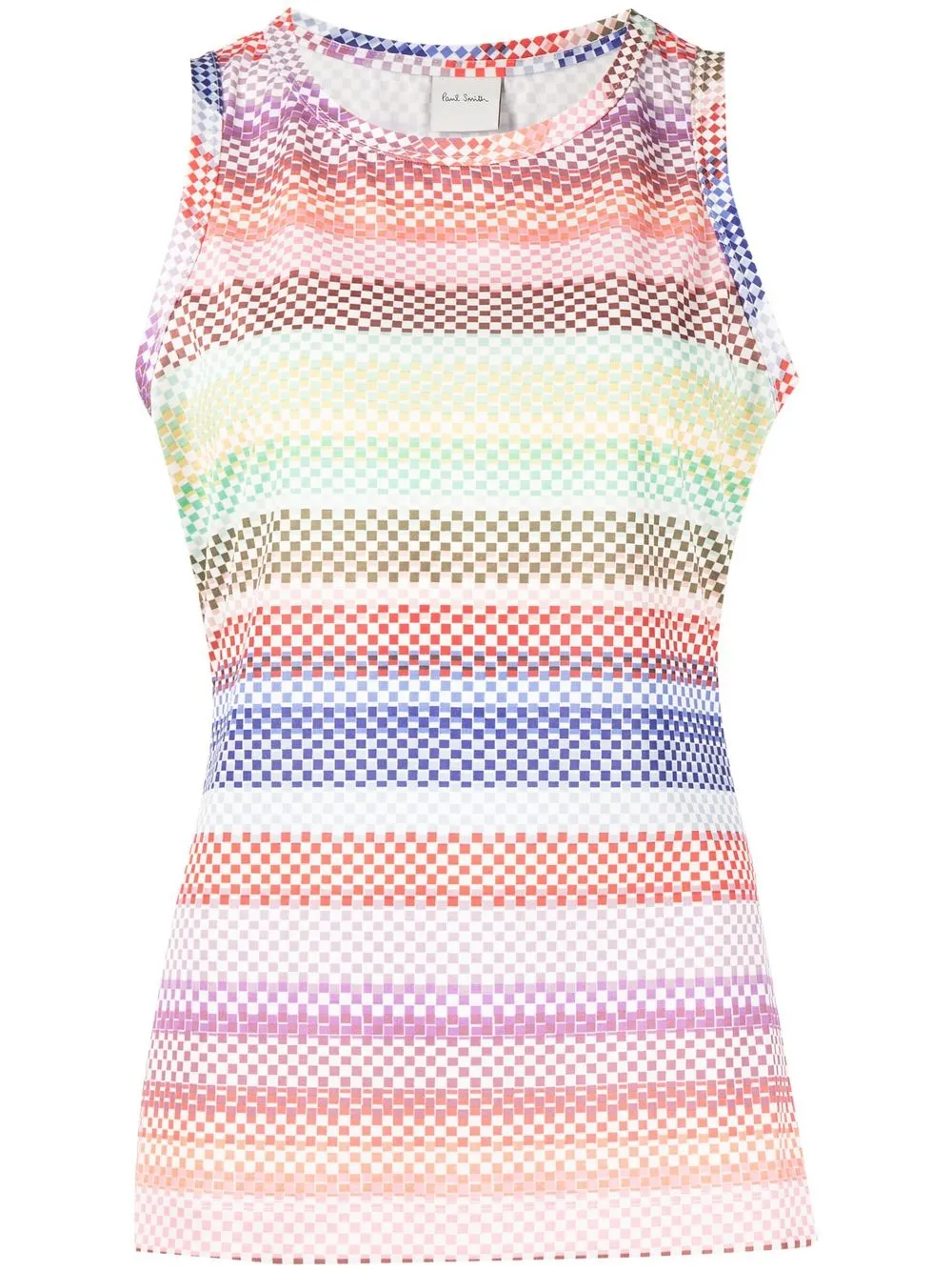 

Paul Smith Screen Check-print tank top - Multicolour