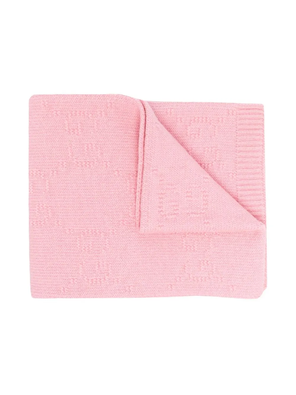 

Gucci Kids wool knit scarf - Pink