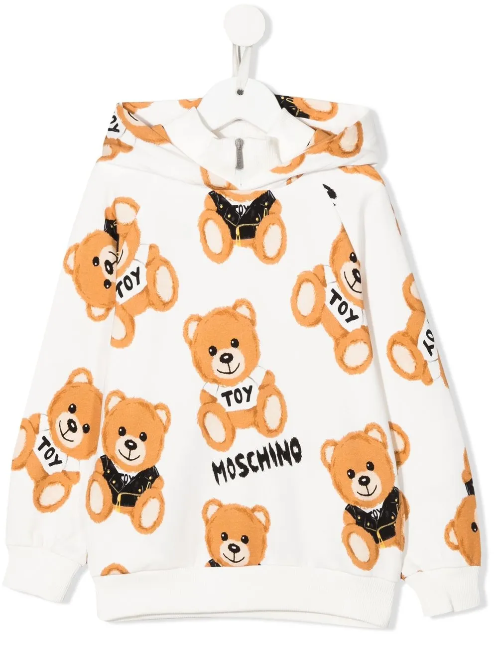 

Moschino Kids hoodie con motivo Teddy Bear - Blanco