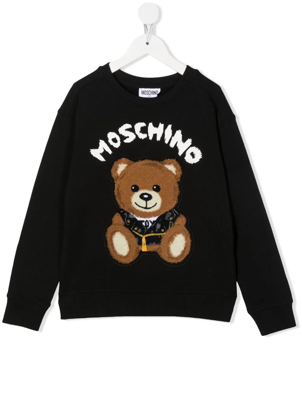 

Moschino Kids sudadera con motivo Teddy Bear - Negro