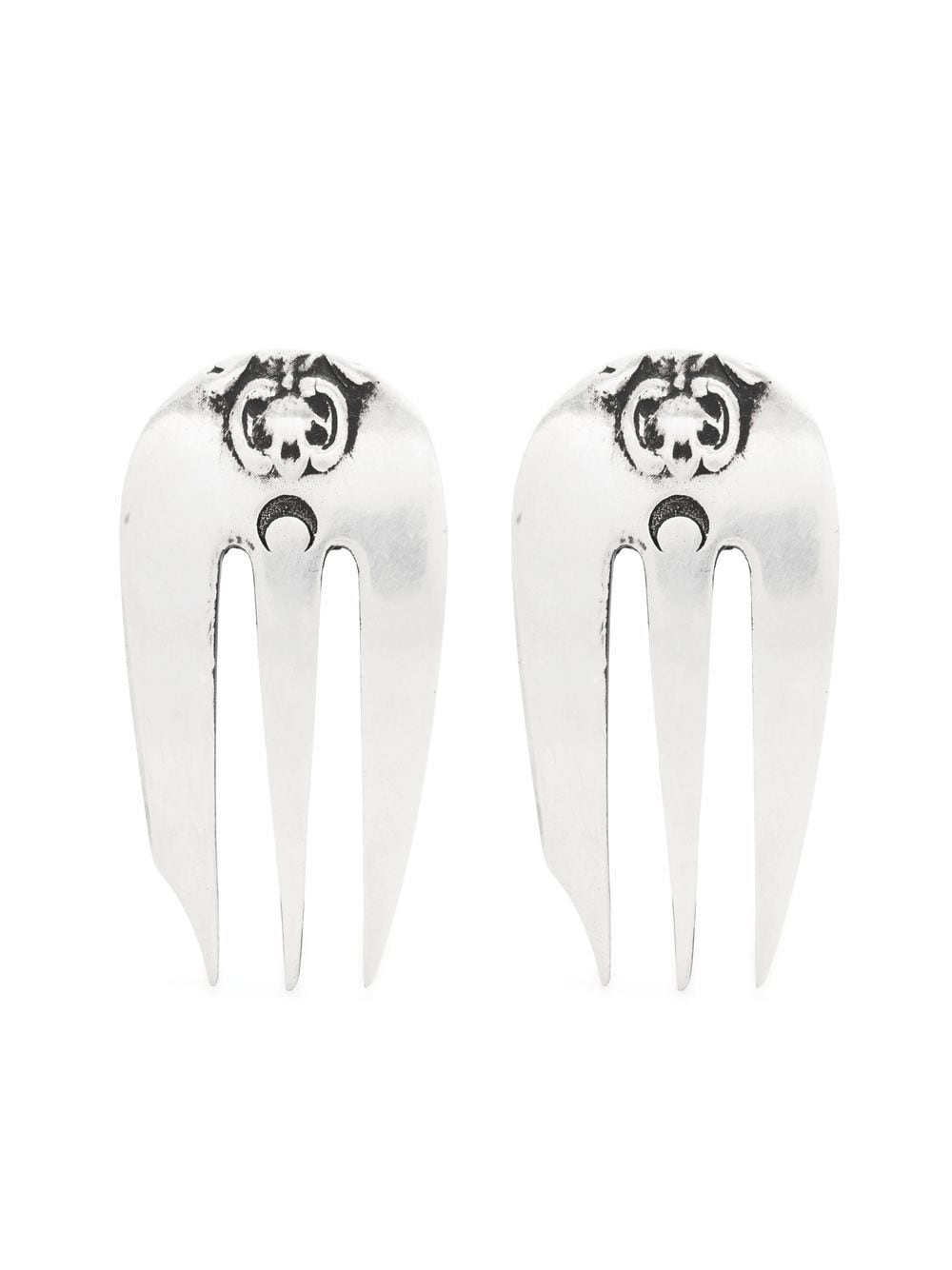 Reassembled Cutlery earrings