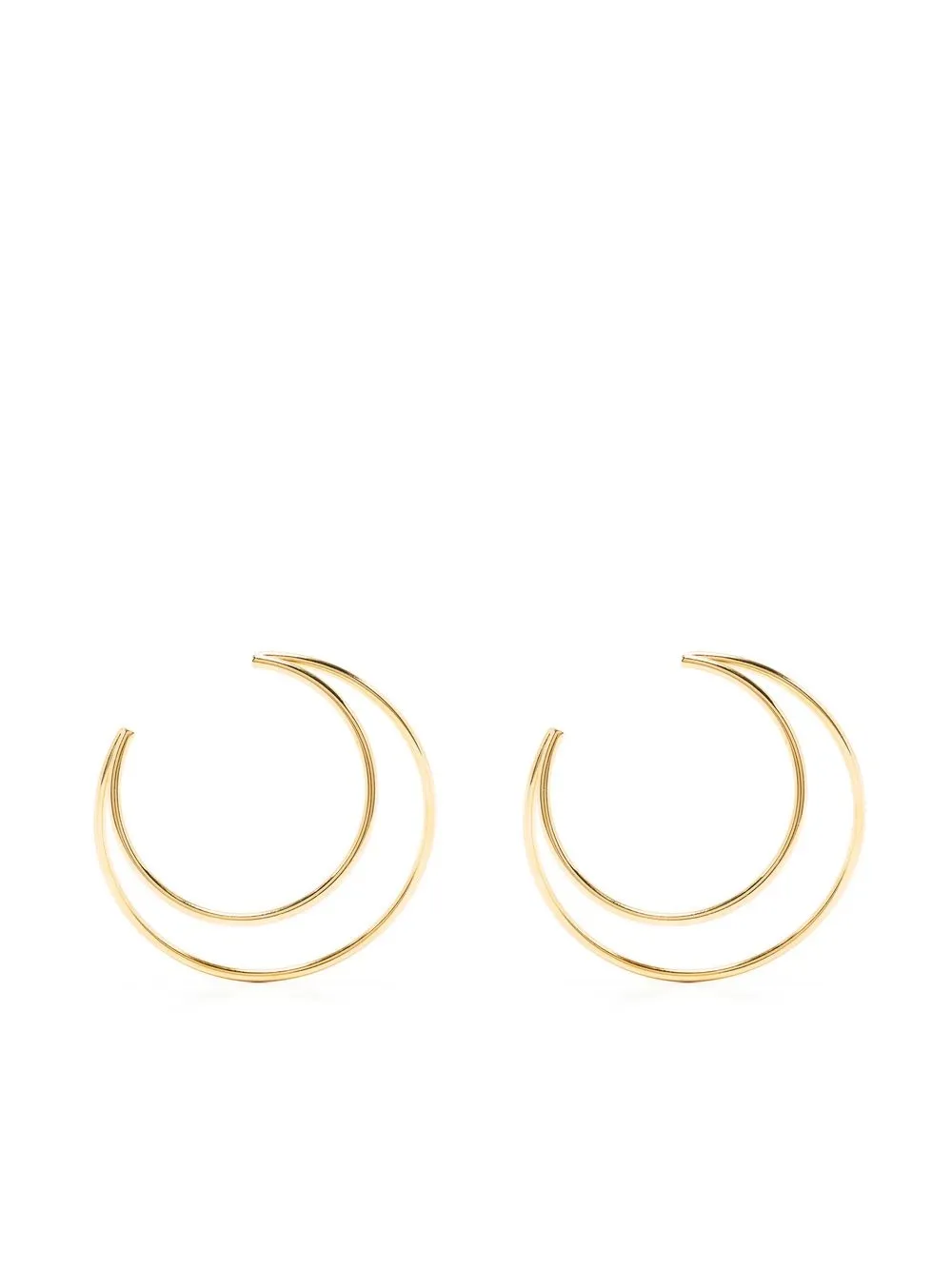 

Marine Serre Crescent Mood hoop earrings - Gold